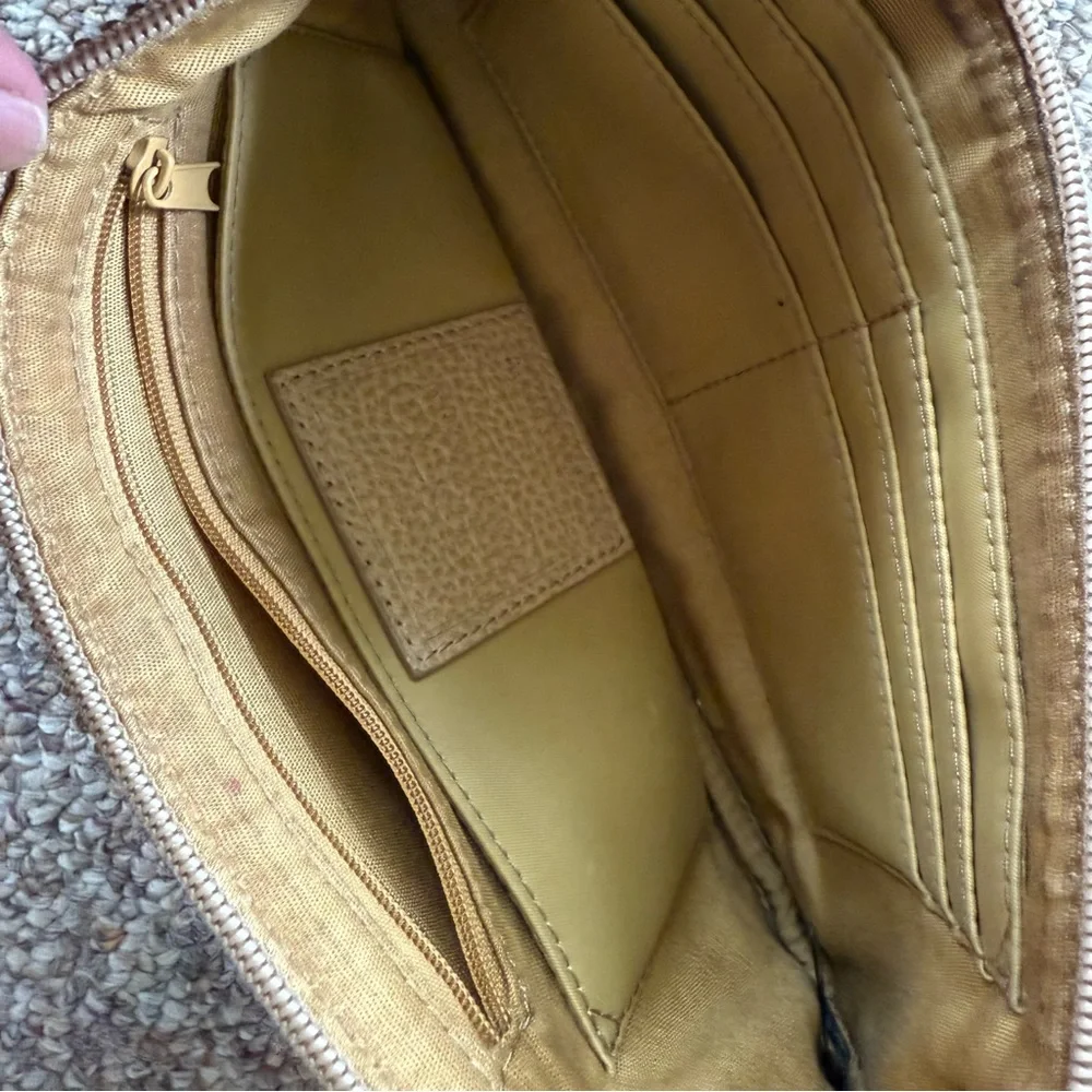 HOBO International Vida Tan Leather Wristlet